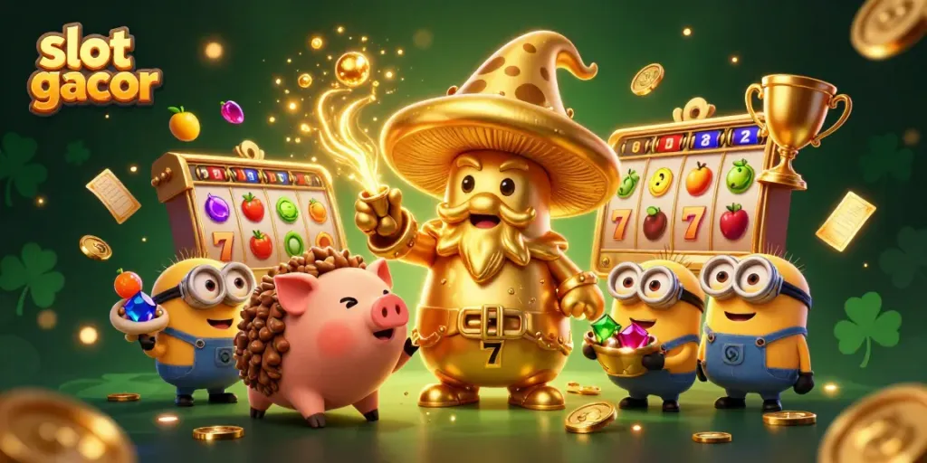 Menangkan jackpot menarik di slot gacor dengan penyihir cendawan dan banyak simbol buah yang menggiurkan.