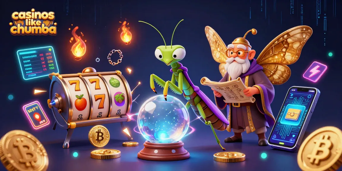 Play slots and win with casinos like Chumba in this lively 3D illustration.