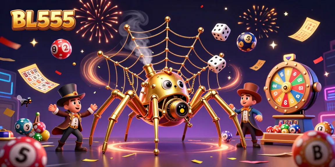 Experience thrilling gameplay at BL555 with an intricate steampunk style illustration showcasing dynamic gambling elements.