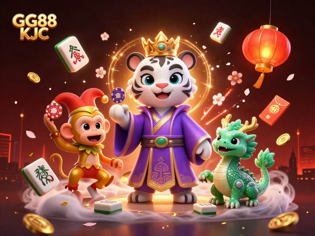 Engage in thrilling gameplay with GG88 KJC featuring vibrant characters and rich casino elements.