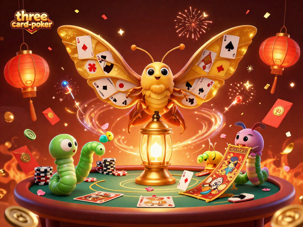 Experience three-card-poker with vibrant 3D casino elements and stunning visuals of poker gameplay.