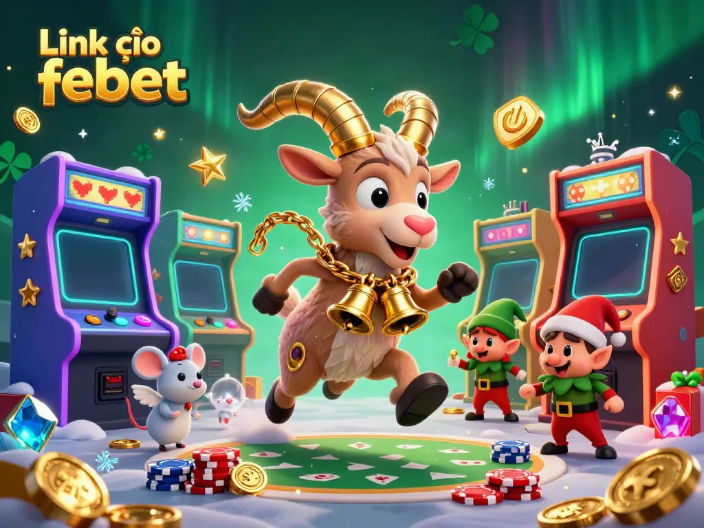 Experience thrilling games at Link vào febet with lively casino action and festive characters.