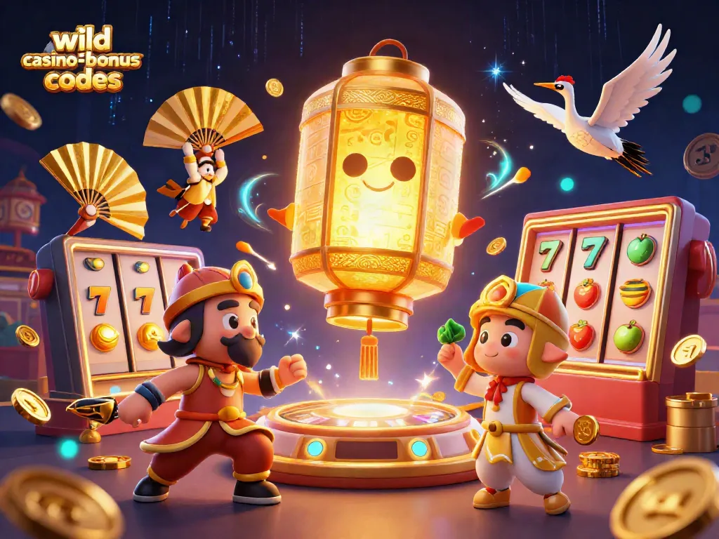 Experience winning with wild casino bonus codes through engaging slots and vibrant casino elements.