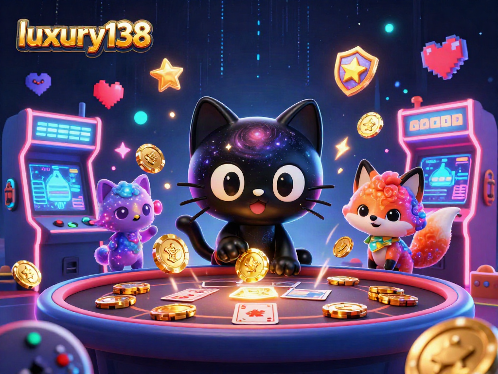 luxury138 mengundang pemain kasino berpartisipasi dalam permainan menarik dengan chip emas dan kartu di meja