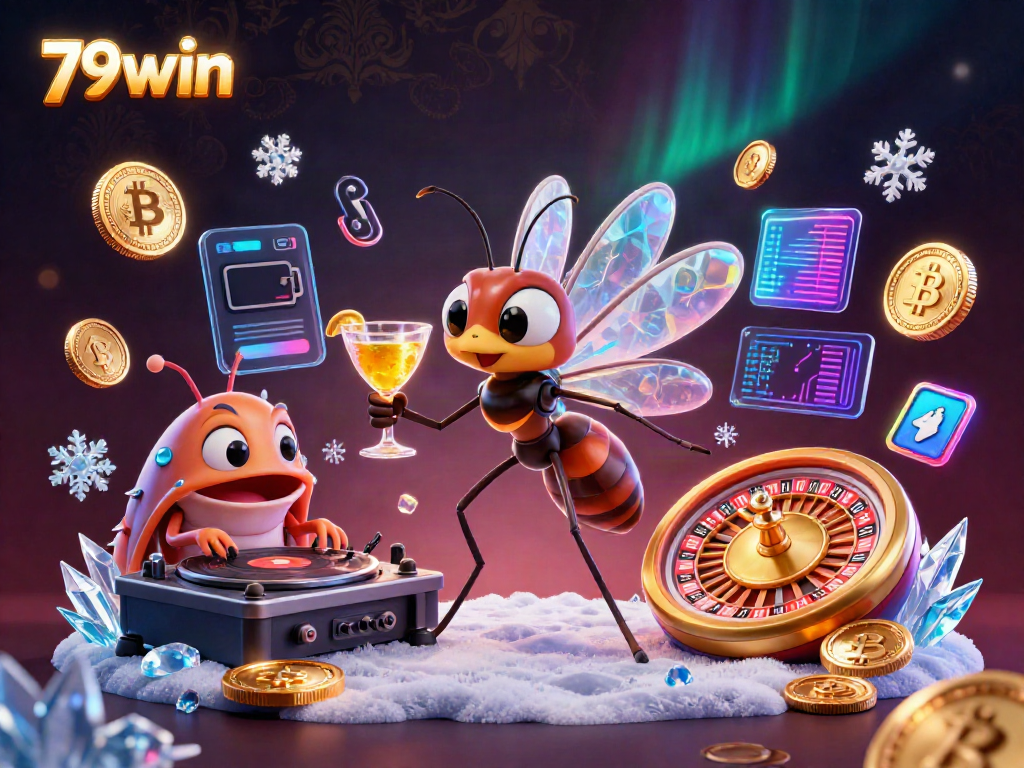 Experience thrilling 79win casino action with 3D characters and dynamic crypto elements.