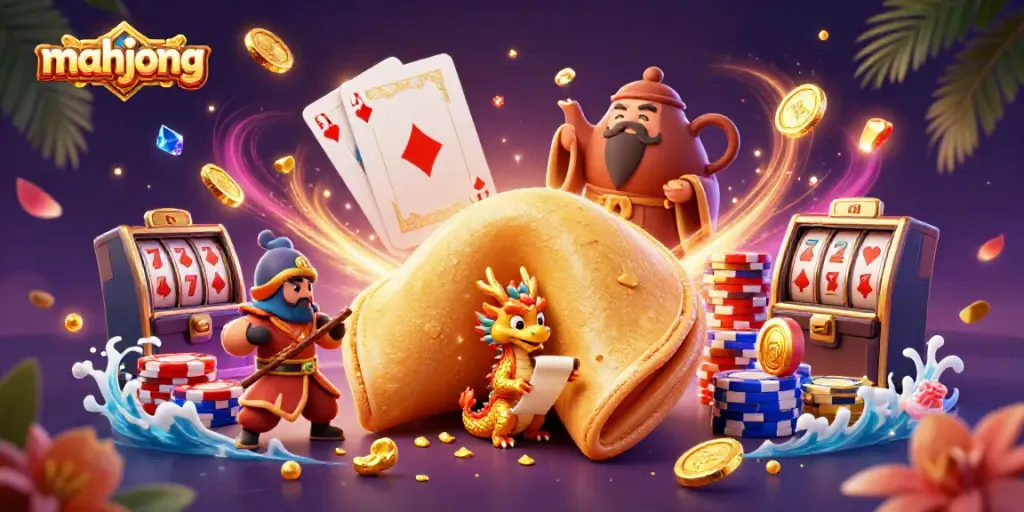 Menangkan mahjong dengan ilustrasi kasino penuh warna yang memikat.